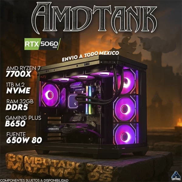 AMD Tank RTX 5060 Ryzen 7 7700X