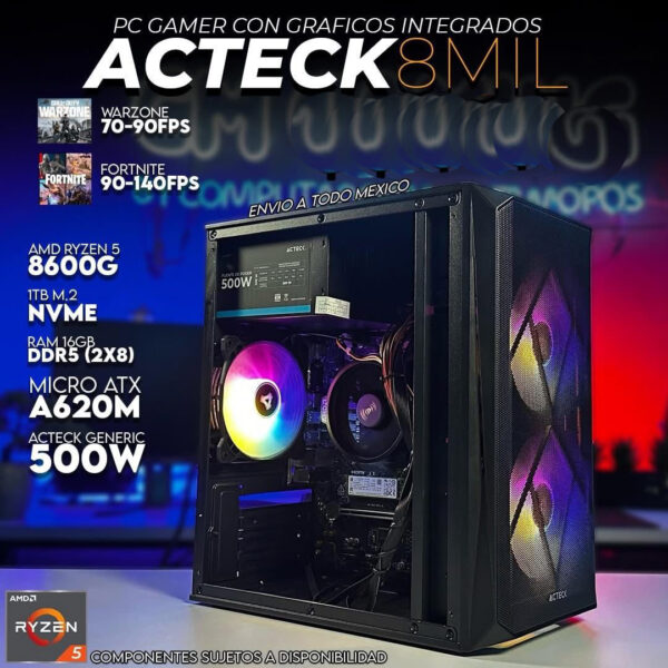 ACTECK 8MIL – AMD Ryzen 5 8600G