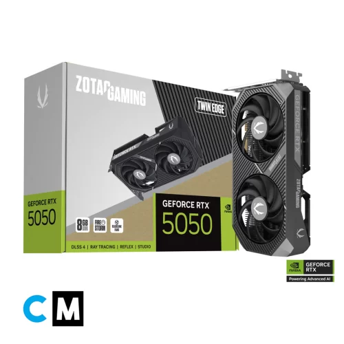 Tarjeta Gráfica ZOTAC GAMING NVIDIA GeForce RTX 5050 8GB GDDR7 PCIe 5.0